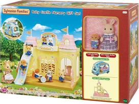 Sylvanian Families 5670 Kūdikių pilies darželio dovanų rinkinys, gyvūnų figūrėlės, mielų žaislų rinkinys vaikams nuo 3 metų, pilnas žaidimų pasaulis