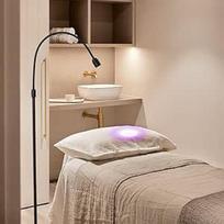 UV blakstienų lempa, 10 W LED UV lempa, skirta šviesai kietinti, blakstienų lempa "Gooseneck", 1-3 sekundžių greitas blakstienų priauginimas, juoda