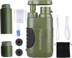 Vandens filtras "Survival" - lauko vandens filtras 10000L - nešiojamasis vandens valymo įrenginys stovyklavimui ir avarinėms situacijoms - apima pakaitinį filtrą