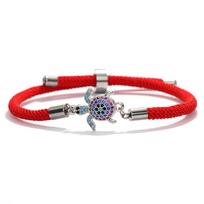 4mm Milanese Rope Bracelet Men Women Adjustable Turtle Braided Braclet Summer Beach Jewelry Friendship Couple Braslet Joias juoda