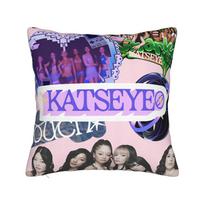 Katseye Kpop muzika Pagalvės užvalkalas Individualus pagalvės užvalkalas Madingas pagalvės užvalkalas Sofai Miegamajam Namų dekoras 40x40cm