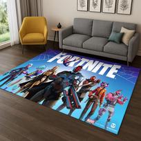 3D F-Fortnite žaidimo animacinis kilimas kilimėlis miegamojo svetainės sofos prie durų namų dekoravimui, vaikų žaidimų zonos kilimėlis neslystantis Kalėdų dovana 40x60cm