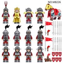 Viduramžių serija Grifo legiono kareivis Minifigūrėlės Statybiniai kaladėlės Žaislai