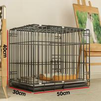 Mažas iki vidutinio dydžio šunų narvas su tualetu, taip pat tinkamas katėms, triušiams ir vištoms Basic Set (cage + tray)