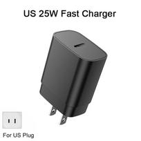 PD 25W Greitas įkroviklis Samsung Galaxy S23 S22 S21 S20 Fe S24 Ultra Plus Greito įkrovimo laidas USB Type C Duomenų laidas Telefono įkroviklis US 25W Black Charger