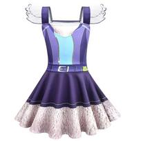 Merginų triušio Judy marginti tinkliniai suknelė be rankovių 100cm violetinė
