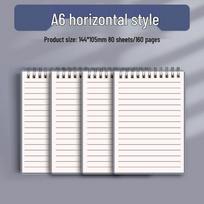 B5 Top-bound Spiral Notebook, Thick A4 Grid, Ideal for Students & Exam Preparation Blank single