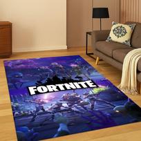 3D F-Fortnite žaidimo animacinis kilimas kilimėlis miegamojo svetainės sofos prie durų namų dekoravimui, vaikų žaidimų zonos kilimėlis neslystantis Kalėdų dovana 40x60cm