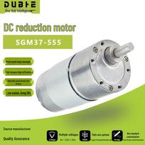 JGB37-555 DC didelio sukimo momento pavarų variklis, 12V/24V, reguliuojamas mažas greitis, pirmyn/atgal. 12V 66 RPM
