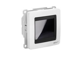 Termostatas DEVIreg™ Touch baltas, +5...+45 °C, grindų+patalpos, 16 A, be rėmelio, 140f1065