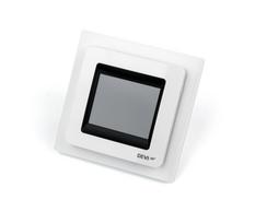 Termostatas DEVIreg™ Touch poliarinis baltas, +5...+45 °C, grindų+patalpos, 16 A, 140f1071