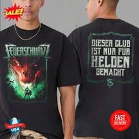 Feuerschwanz Riterių Klubas Albumo Viršelis Šis Klubas Sukurtas Tik Herojams Marškinėliai 4XL