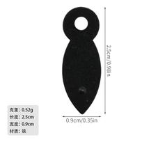 100 Pcs Picture Frame Backing Hardware Flat Turn Button with Screws Clips for Pictures Hanging, Artwork, Gift Box,Decoration Box