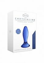 Stiklinis analinis kaištis Chrystalino Follower Blue