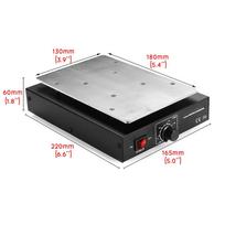 450W Screen Separator Glass Removal Heating Platform Plate for LCD Screen Separators Black Auto Heating Metal Phone Repair Machine