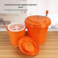 Manual Fruit & Vegetable Spinner: Multipurpose Salad Dehydrator & Drain Basket Small Dehydrator 12L