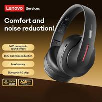 Original Lenovo LES-107 AUX Wired/Wireless Gaming Headset Bluetooth 6.0 Dolby Surround Sound Foldable Headphones -42dB Noise Cancel 26H Playtime juoda