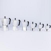 Aliumininis kavos virdulys Latte filtras Namų itališkas aštuonkampis Moka kavos puodas Biuro kelionės Lauko stovyklavimas Espresso arbatos puodas 50ML