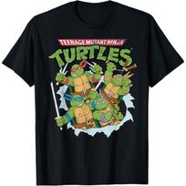 Teenage Mutant Ninja Turtles - break through T-Shirt S juoda
