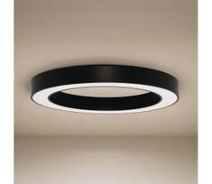 Lubinis LED šviestuvas 80W/230V 3000/4000/6500K Ø 80 cm juodas