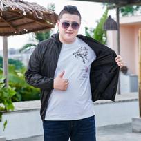 11XL Didelio dydžio apsaugos nuo saulės drabužiai vyriški Vasariniai ploni plius apsaugos nuo saulės drabužiai lauke greitai išdžiūsta striukė 9XL juoda