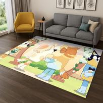 Klasikinis B-Blueys Animacinis Šuo Kilimas Kilimėlis Miegamajam Svetainei Sofai Namų Dekoras, Vaikų Žaidimų Zona Kilimėlis Neslystantis Grindų Kilimėlis Dovana 40x60cm