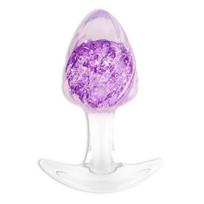 ToyJoy Anal Play Crystal Butt Plug Medium Purple