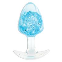 ToyJoy Anal Play Crystal Butt Plug Large Blue