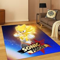 Klasikinis S-Sonic žaidimo animacinis ežiukas kilimas kilimėlis miegamajam svetainei sofai namų dekoravimui, vaikų zonos kilimėlis neslystantis grindų kilimėlis dovana 40x60cm