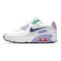 Nike Air Max 90 SE 2 GS Balti Tamsiai Violetiniai Dulkių Vaikų Sportbačiai Šviesiai Usniniai Copa CZ4500-100 35.5