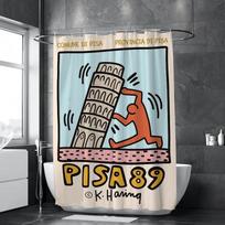 Keith Haring vonios užuolaida dušo užuolaidoms vonios aksesuarams vonios miegamiesiems vandeniui atspari namų audinio užuolaida 90x180cm