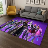 3D F-Fortnite žaidimo animacinis kilimas kilimėlis miegamojo svetainės sofos prie durų namų dekoravimui, vaikų žaidimų zonos kilimėlis neslystantis Kalėdų dovana 40x60cm