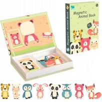 Montessori magnetinė dėlionė - zoo parkas