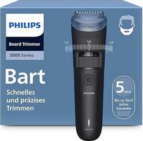 "Philips" barzdaskutė 3000 serijos - savaime galandantys metaliniai peiliukai, 40 ilgio nustatymų, pakėlimo ir kirpimo šukos, 100 % atspari vandeniui, akumuliatoriaus indikatorius, USB įkroviklis, modelis BT3660/15