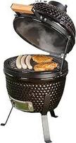 "Rosenstein & Söhne Kamado Grill": "2-in-1 Kamado" keraminis kepsninis ir rūkykla, termometras, ventiliacija, skersmuo 27 cm (keraminis kepsninis, medžio anglių kepsninė, kepsninės)