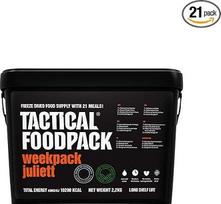 "Tactical Foodpack Juliett Weekpack" (21 maistas) - Vegetariškas I Liofilizuotas maistas I Paruoštas valgyti I MRE I Išgyvenimas I Maistas lauke I Maistas kelionėms I Ekspedicija I Biuras