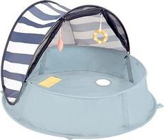 Babymoov Aquani Sailor Beach Shelter 3-in-1 paplūdimio palapinė su apsauga nuo UV spindulių SPF 50, baseinas ir kelioninė lovelė vaikams