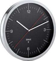 blomus "Crono" radijo bangomis valdomas laikrodis, juodas, 30,5 cm
