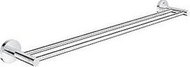 GROHE Start 41203000 Dvigubas vonios rankšluosčių laikiklis 600 mm Metalinis, įskaitant varžtus ir sieninius kištukus Chromas