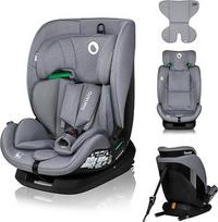 LIONELO Lavender I dydžio vaikiška automobilinė kėdutė nuo 76 iki 150 cm, atitinkanti R129 i dydžio standartą, ISOFIX tvirtinimas pagal važiavimo kryptį ir TT dirželis, galvos atramos ir atlošo reguliavimo reduktoriaus įdėklas
