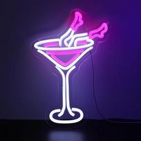 Neoninis ženklas moterims Dimmable Bar Neon Light for Wall Decor 24x35cm LED šviesos ženklas su USB maitinimo namų baras Lounge šalis Pub (kokteilis)