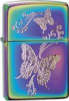 ZIPPO Crypto Currency Design - Color Image Green Matte - vėjo nepraleidžiantis žiebtuvėlis, pildomas kokybiškoje dovanų dėžutėje