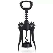 Kamščiatraukis metalinis juodas 16 cm
