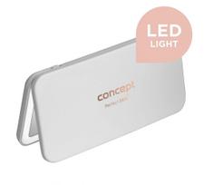 Concept KZ2010 - LED kosmetinis veidrodėlis PERFECT SKIN LED/1,5W/5V 300 mAh baltas