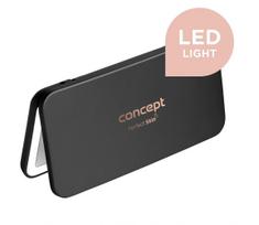 Concept KZ2020 - LED kosmetinis veidrodėlis PERFECT SKIN LED/1,5W/5V 300 mAh juoda