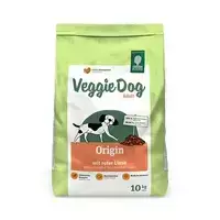 Green Petfood VeggieDog Origin sausas pašaras šunims su raudonaisiais lęšiais, 10 kg