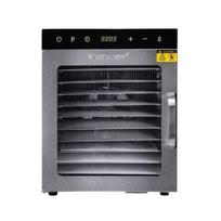 Vaisių džiovyklė Wartmann® WM-2110 DH nerūdijančio plieno, 10 padėklų + Dovana