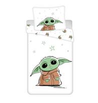 Vaikiškas patalynės komplektas Star Wars Baby Yoda, 140x200 cm, 2 dalių