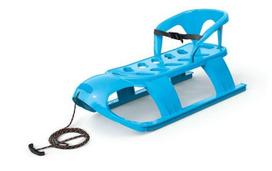Plastikinės rogutės su atlošu Prosperplast Beezy Seat, 88x45x42 cm, mėlynos