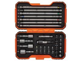 Antgalių rinkinys su 2 laikikliais 1/4" 35 vnt PH,PH2G,PZ,SL,Hex,TORX 25mm 22 vnt, 150mm 7 vnt
